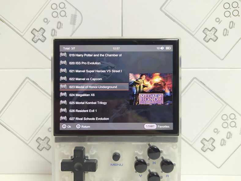 Портативная PSP приставка Play Station One Anbernic RG35XX W 8000 игр