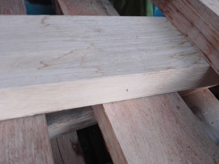 Parapet drewniany, dębowy