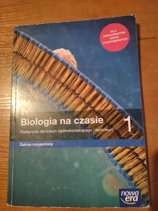 Biologia na czasie 1, zakres rozszerzony, nowa era