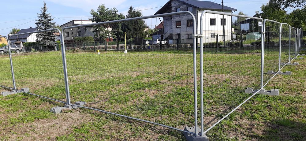Płotki Barierki Ogrodzenia Tymczasowe Ochronne Namioty wynajem