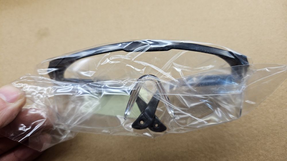 10x Okulary ochronne przeźroczyste