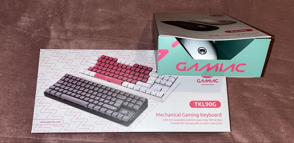 Conjunto Gaming Teclado + Rato Gamiac (NOVO, ainda por Abrir)