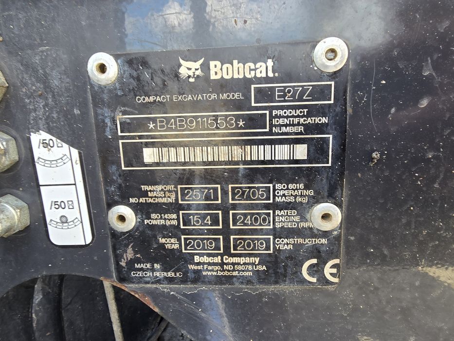 Koparka bobcat e 27