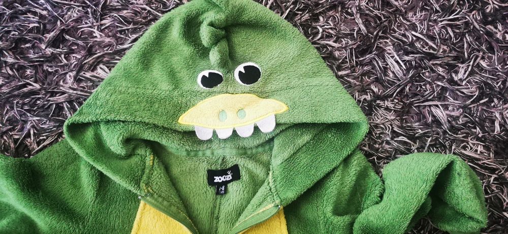 Piżama smok zielona ciepła