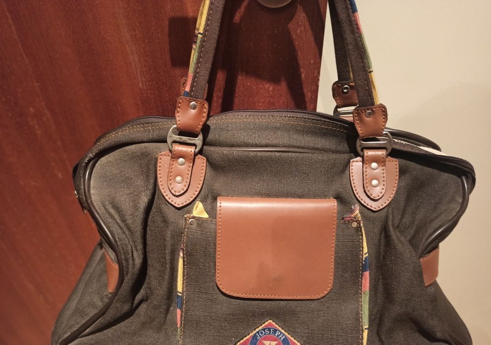 Saco de viagem castanho