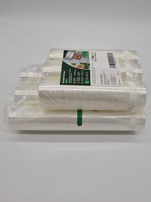 Folia Worki Do Zgrzewarki Pakowania Próżniowego 6 Sztuk 2 Rozmiary