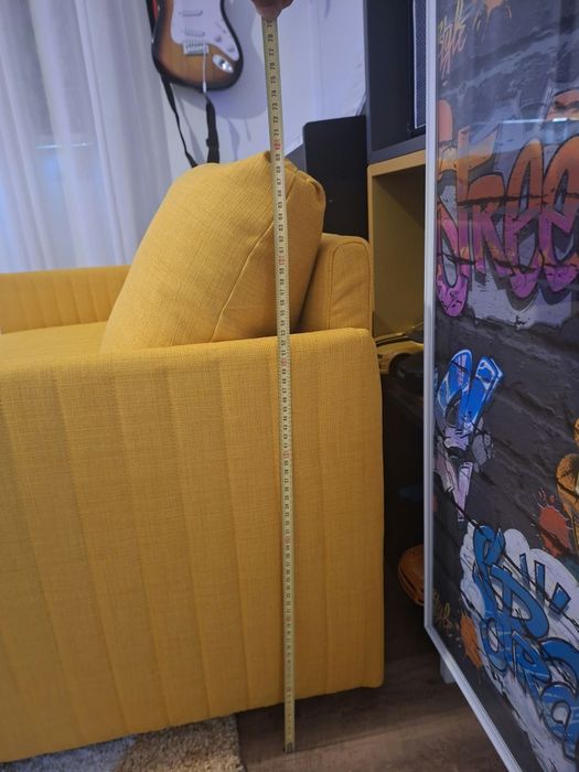 Sofá-cama  Amarelo FRIDHULT