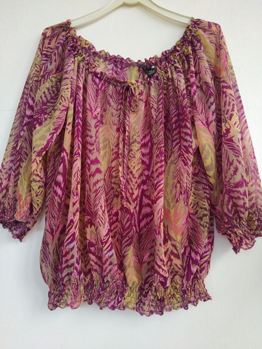 Blusa boho, elegante e original - H & M - Tamanho S