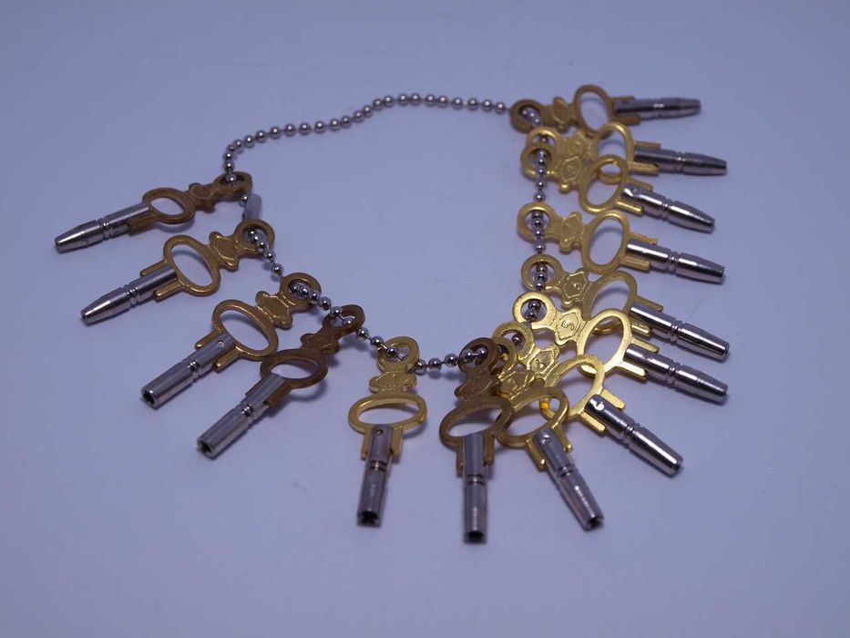 Kluczyki do zegarków kieszonkowych - zestaw 14 szt'