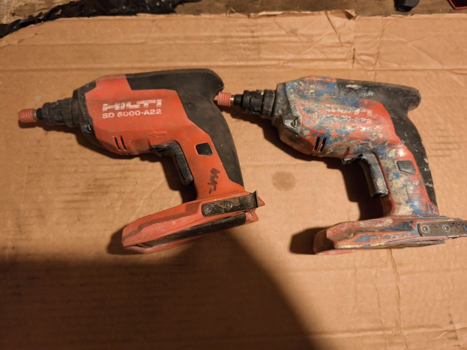 Sprzedam uszkodzone narzędzia wkrętarki sd5000 laser hilti