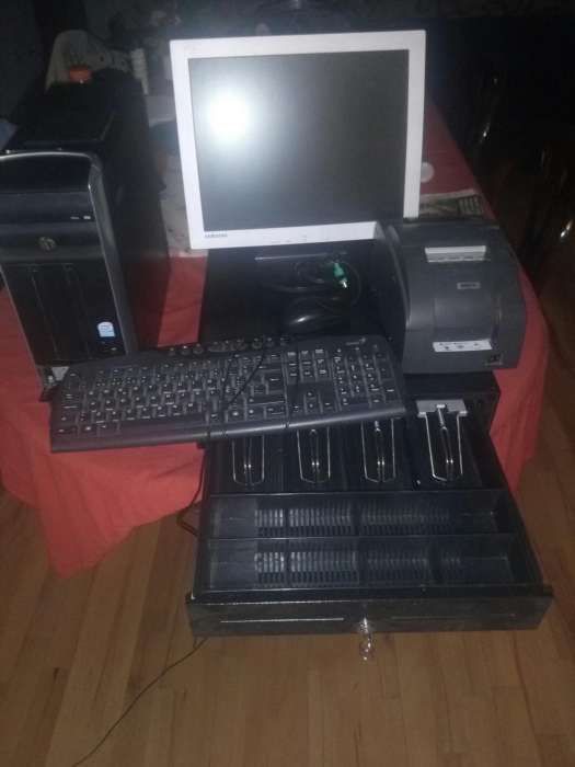 Caixa registadora touch com impressora