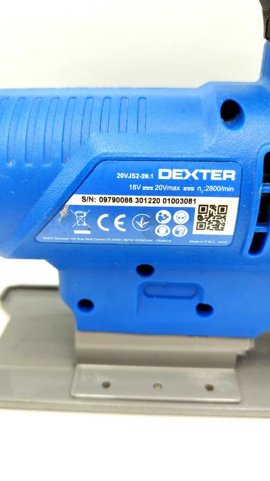 Wyrzynarka Akumulatorowa Dexter UP20 20V + Bateria 2.5Ah
