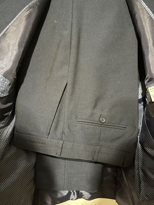 Garnitur męski Niebieski