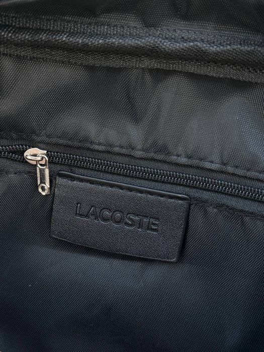 Сумка Lacoste monogram кросбоди через плече барсетка Лакост мужская