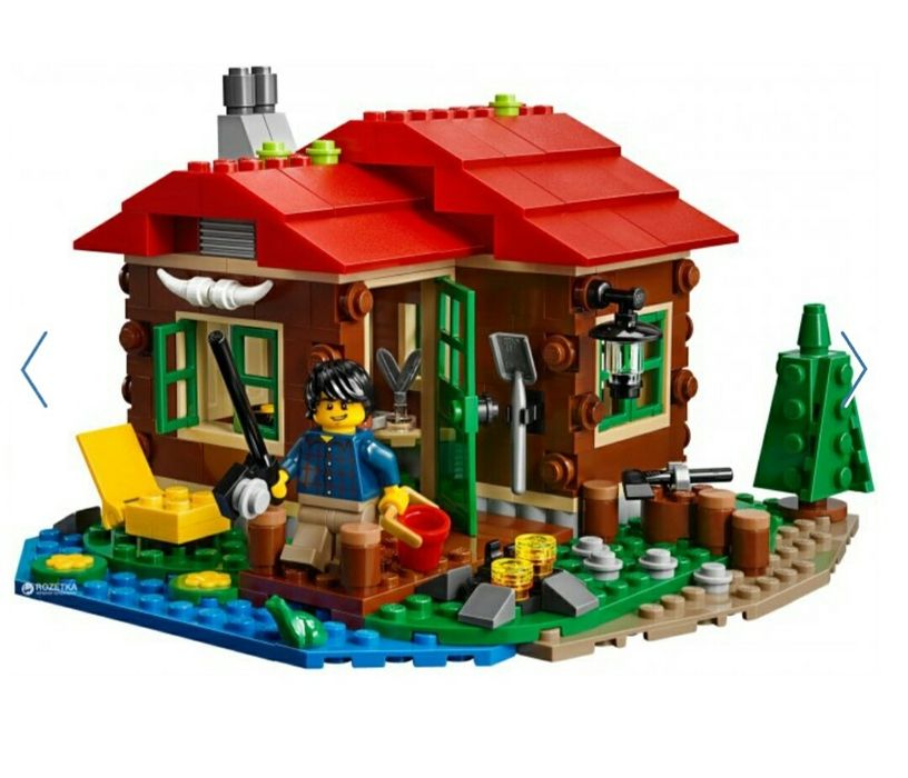 LEGO Creator 31048 Домик на берегу озера (368 деталей)