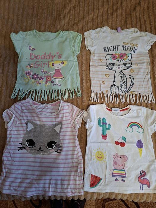 Пакет летних вещей на девочку 4-6 лет