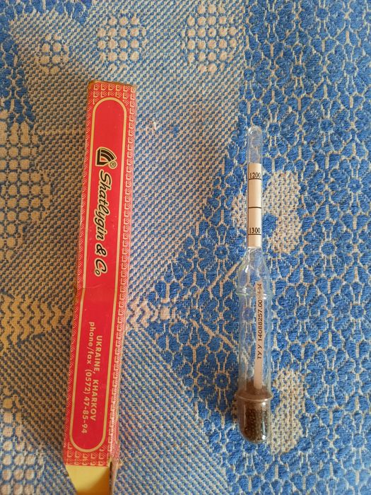 Ареометр для плотности кислоты или другой жидкости