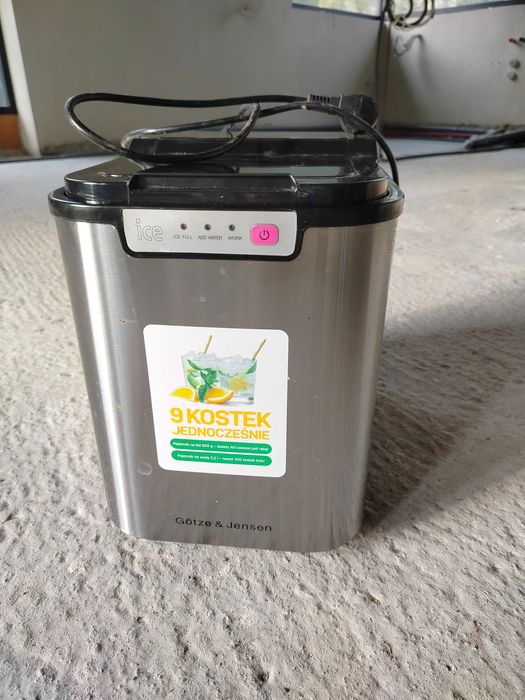 Kostkarka do lodu lód kostki mało używana stan bardzo dobry GÖTZE & JENSEN IM701X Inox