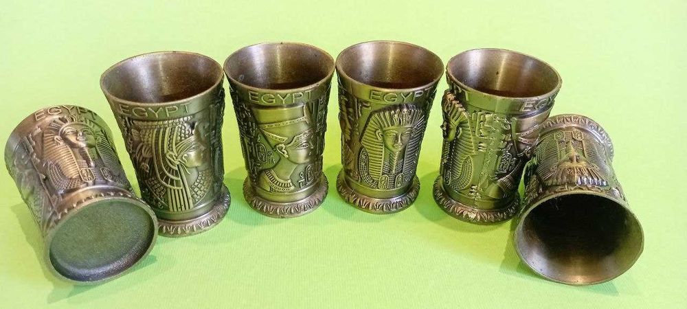 Стопки металлические, 40 мл, 6 шт