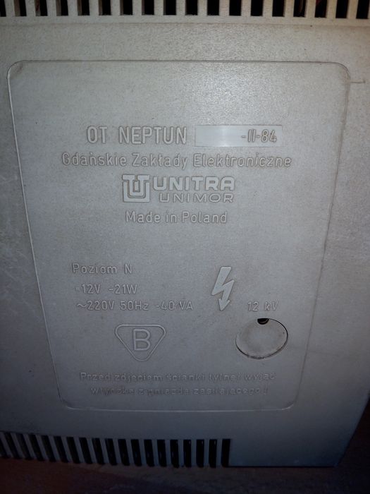 Telewizor UNITRA Unimor Neptun 150 PRL