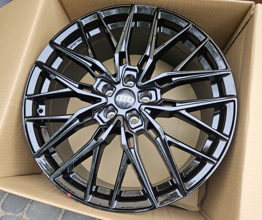 AUDI 20 " Nowe 5x112 Q5 A6 S6 C7 C8 A5 B10 A4 S4 B9 SQ5 Czarne Felgi