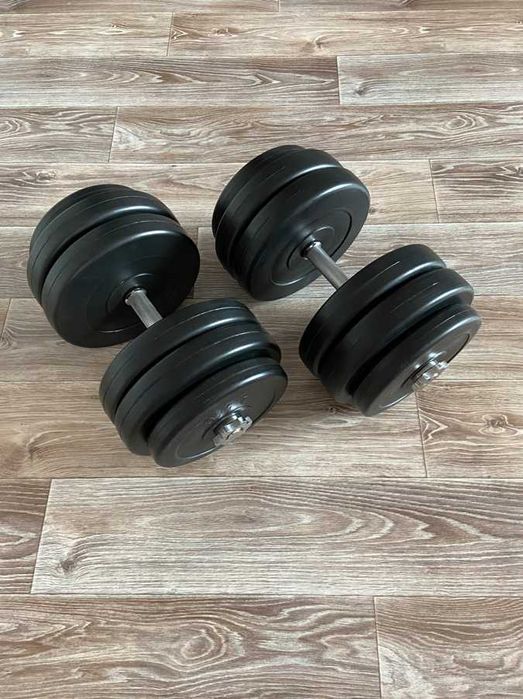 Гантелі розбірні композитні 2 по 28 кг гантели разборные 28 кг