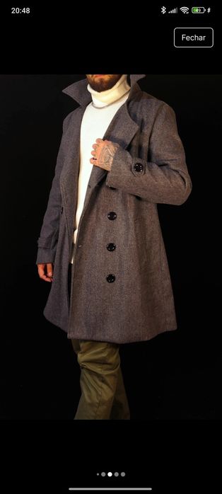 Sobretudo Clássico Homem Novo