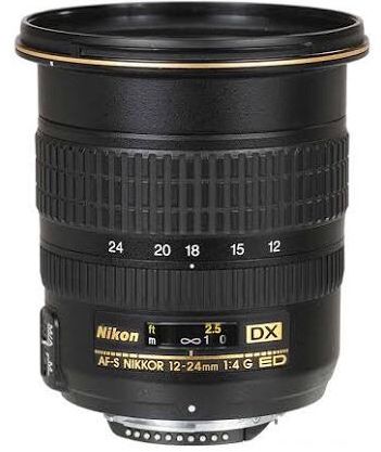 Lente de Máquina Fotográfica Nikon AF-S DX Zoom-NIKKOR 12-24mm f/4G IF