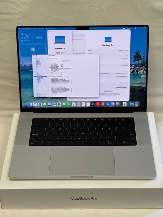 MacBook Pro 16.2” M1 Pro(2021), 16RAM/500Gb SSD, 94% батарея