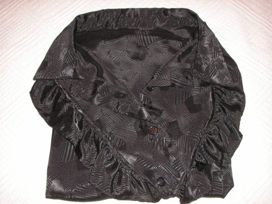 Blusa / Camisa em Seda - Preto