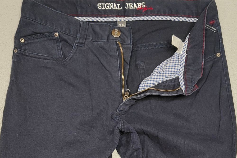 Wr) Signal Jeans oryginalne spodnie męskie Roz.36/32