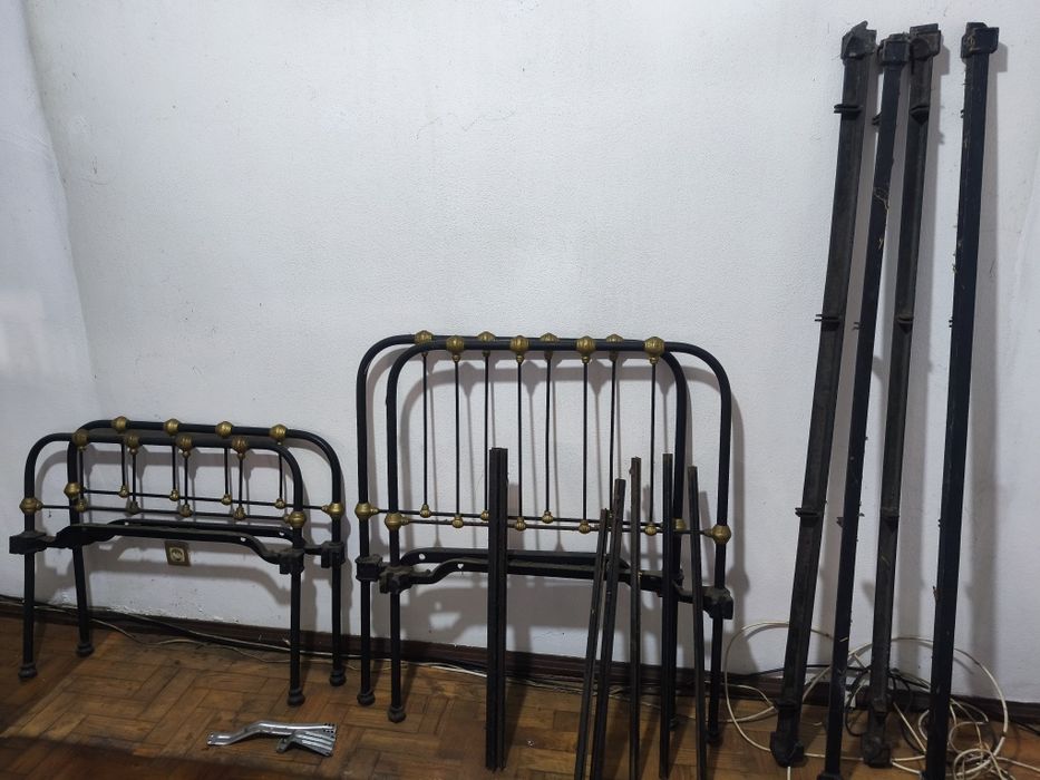 Estrutura de ferro de cama