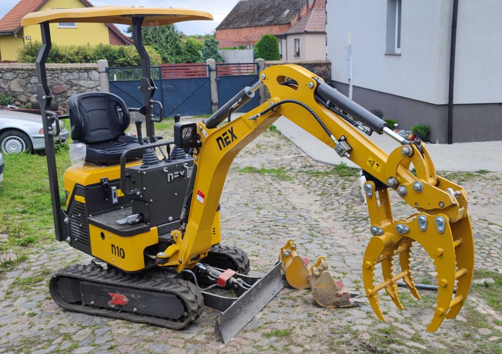 Usługi minikoparką