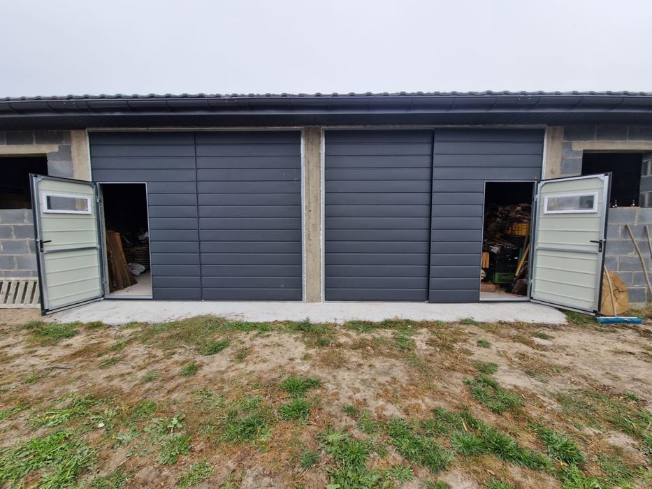 Bramy Garażowe uchylne/ dwuskrzydłowe/ drzwi stalowe  PRODUCENT!