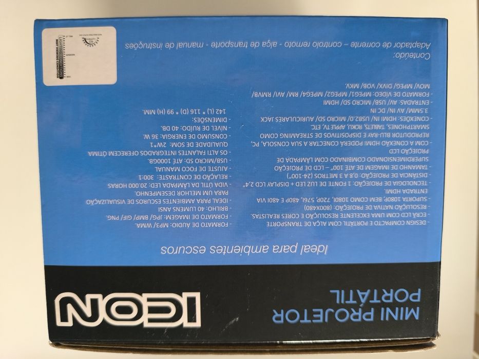 Mini projetor  portátil