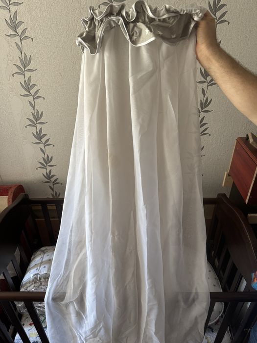 Манеж ліжко дитяче з маятником захист кокон балдахин в подарунок