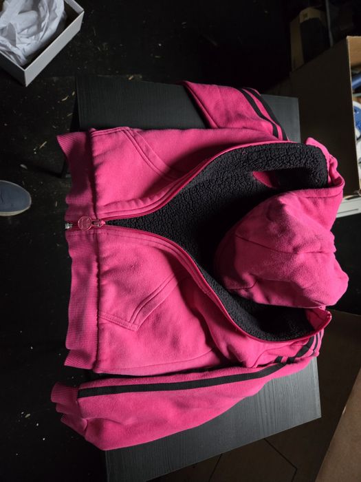 Bluza ADIDAS z kapturem - bardzo ciepla rozm. 128