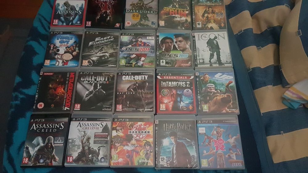 ps3 varios jogos usados em bom estado