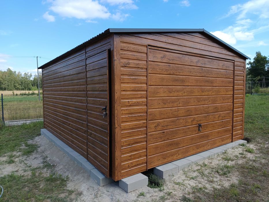 Garaż blaszany 4*5 garaż blaszak garaże profil poziom 5*7 6*6 Rus-Stal