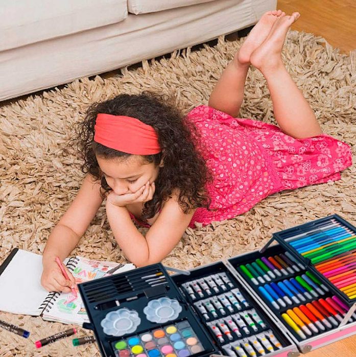 Zestaw Do Malowania Rysowania Artystyczny Dla Dzieci Walizka Prezent