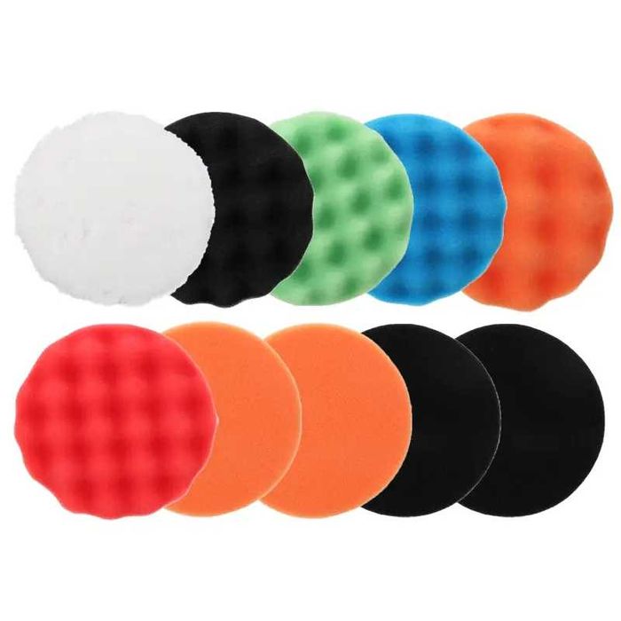 12шт Полировальные круги 125мм набор кругов для полировки 80мм