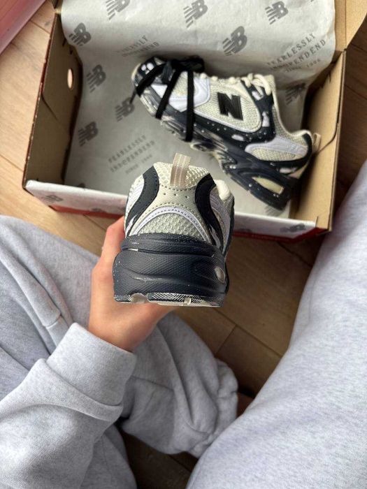 !РОЗПРОДАЖ! New Balance 530 Custom Beige Black Silver Edition 36 37 38 39 40 41 42 43 44 45