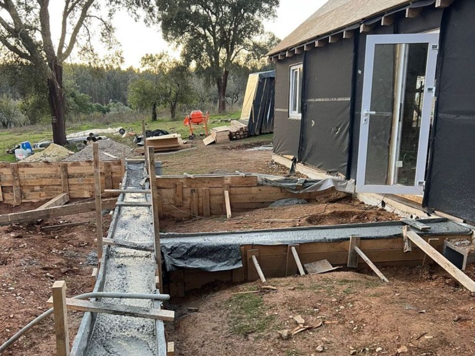 Fundações e trabalhos em betão com execução profissional