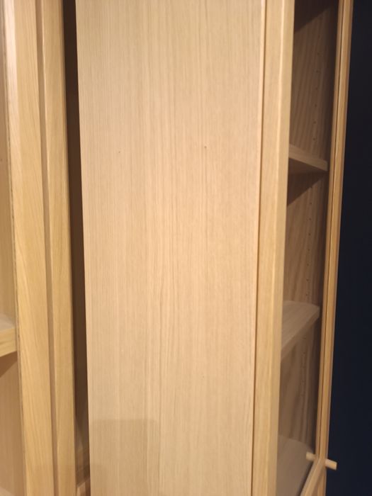 Billy oxberg regał wąski dąb 40x30x202 Ikea