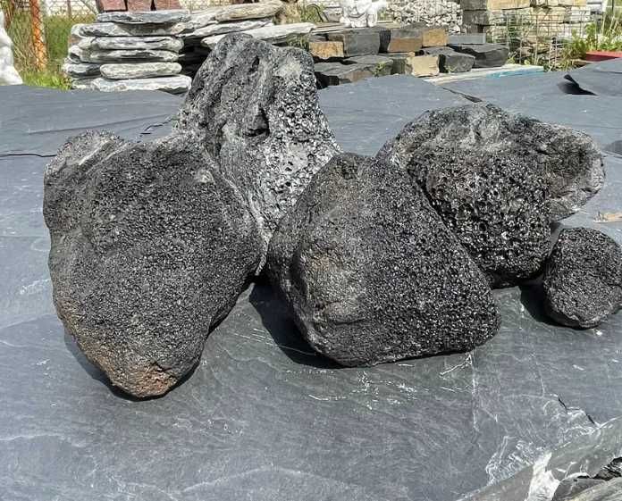 Lawa Wulkaniczna Czarna Czerwona Brązowa do Akwarium Sauny Malawi