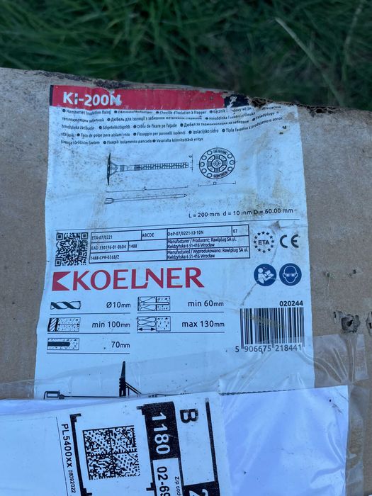 Kołki elewacyjne Koelner