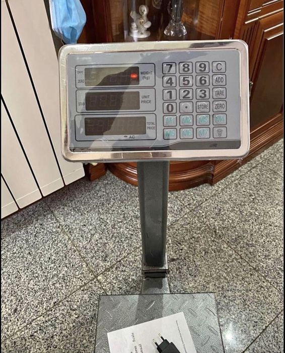 Balança digital de plataforma