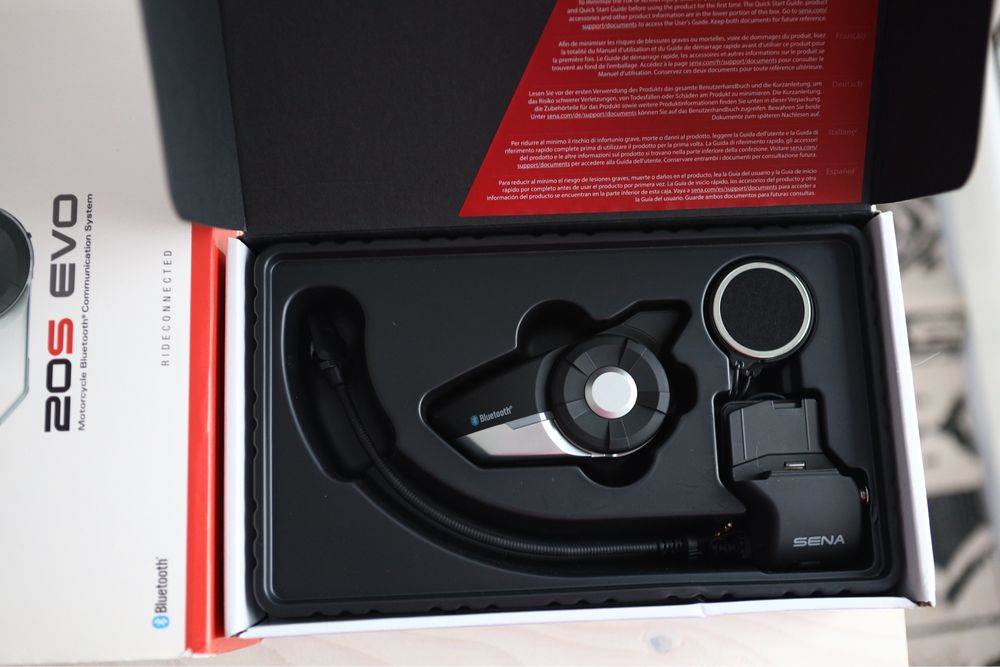 Sena 20S EVO — мото Bluetooth-гарнітура | стан новий