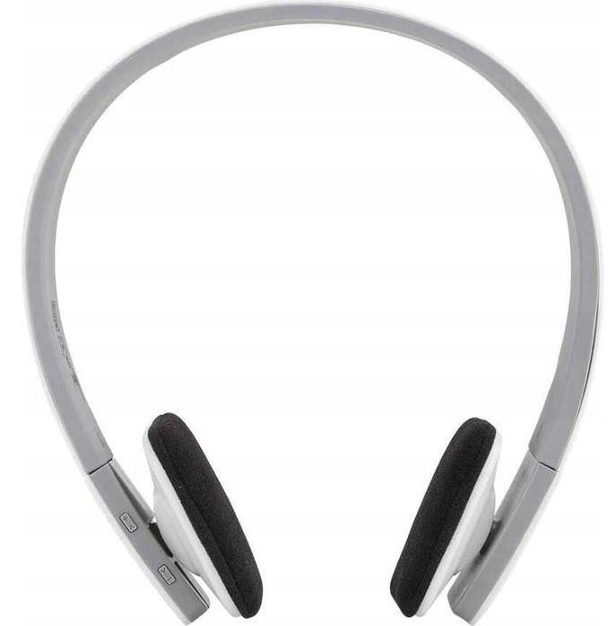 Słuchawki AEC bezprzewodowe Bluetooth lekkie i stylowe - białe
