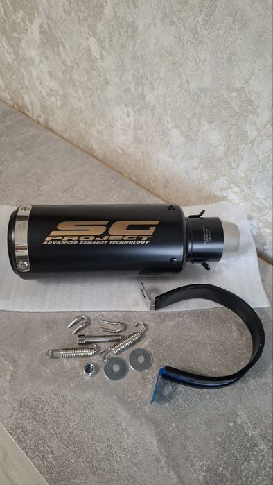 Выхлоп sc project, ск на мотоцикл